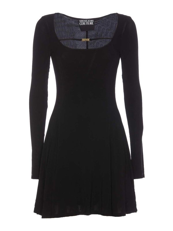 Versace Jeans Couture Robe Courte - Noir