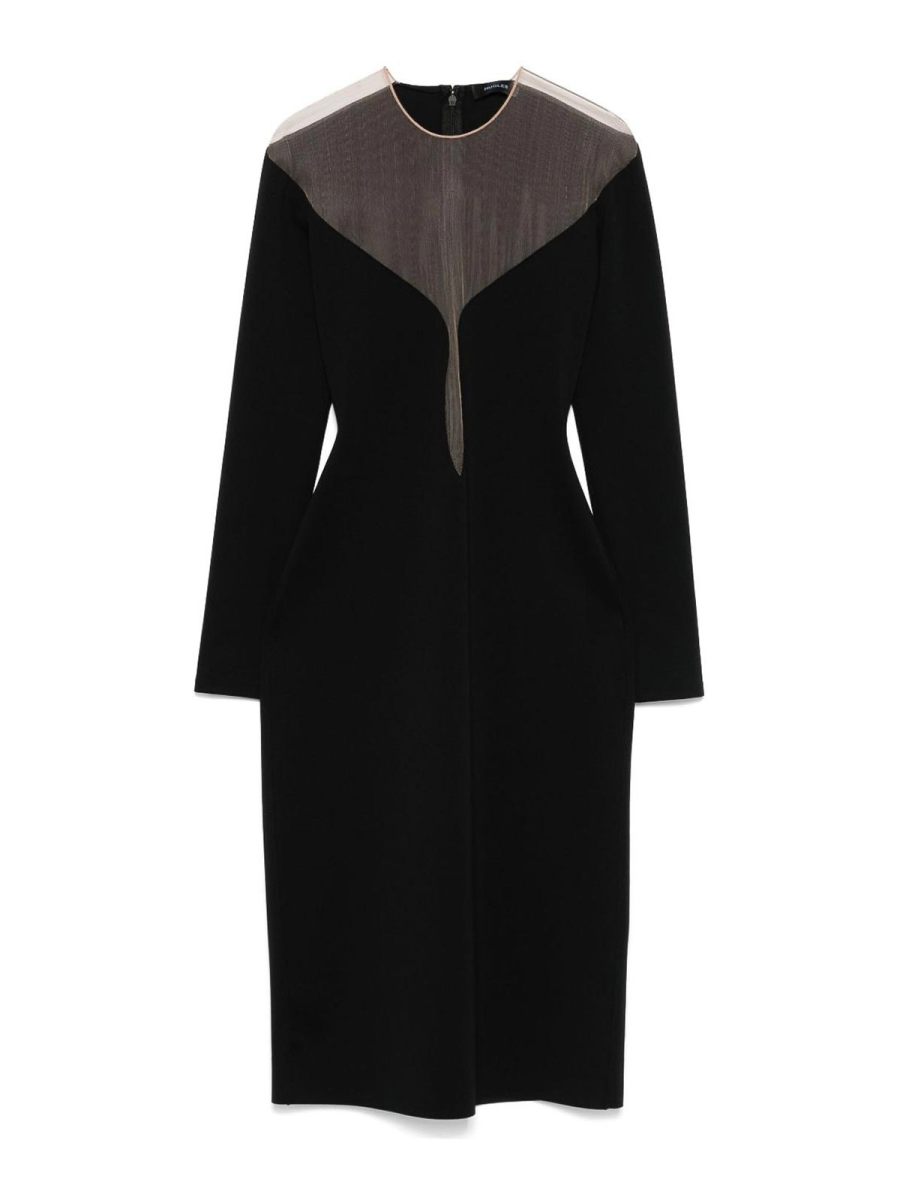 Mugler Maxi Robe - Noir