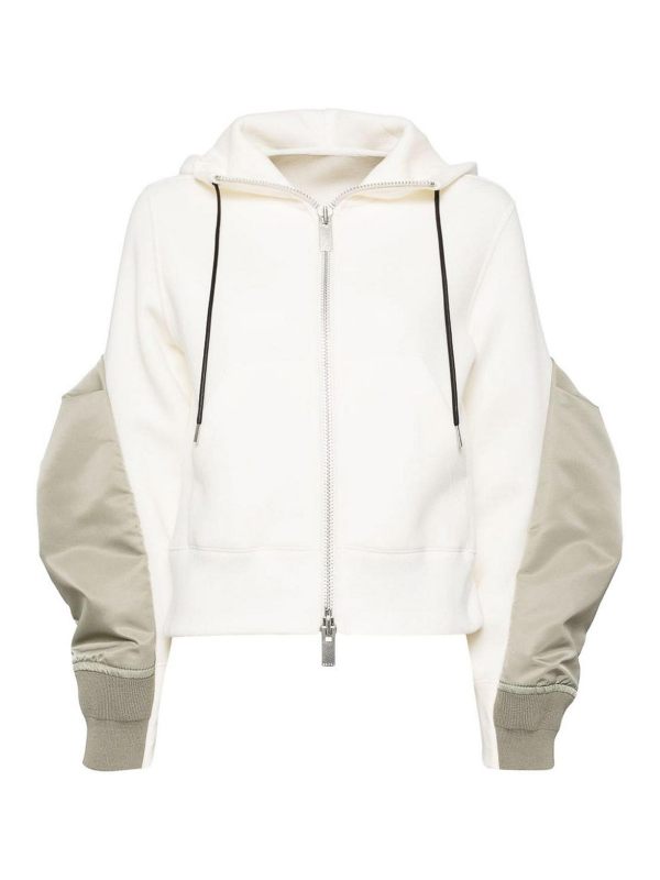 Sacai Sweat-Shirts - Blanc