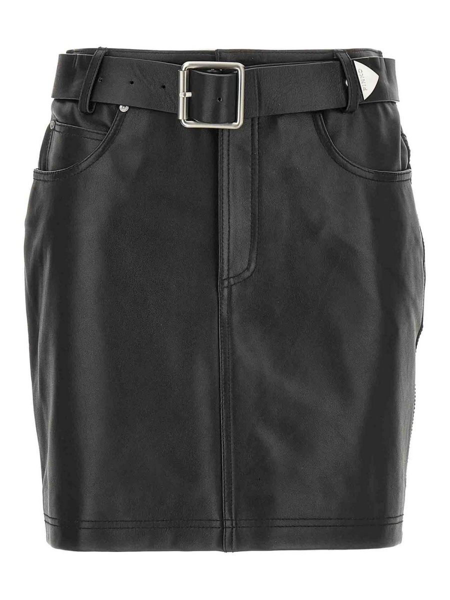 Pinko Jupe Midi - Noir