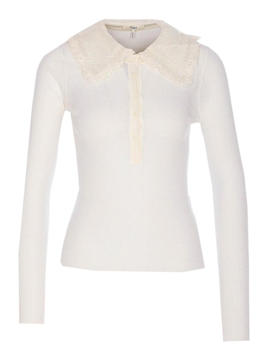 Chloe' Top - Blanc