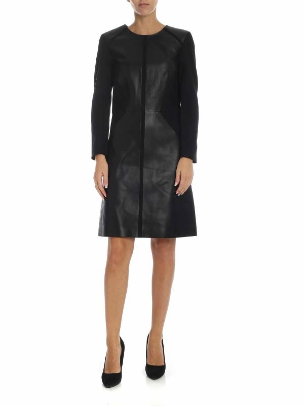 Karl Lagerfeld Robe Au Genou - Noir
