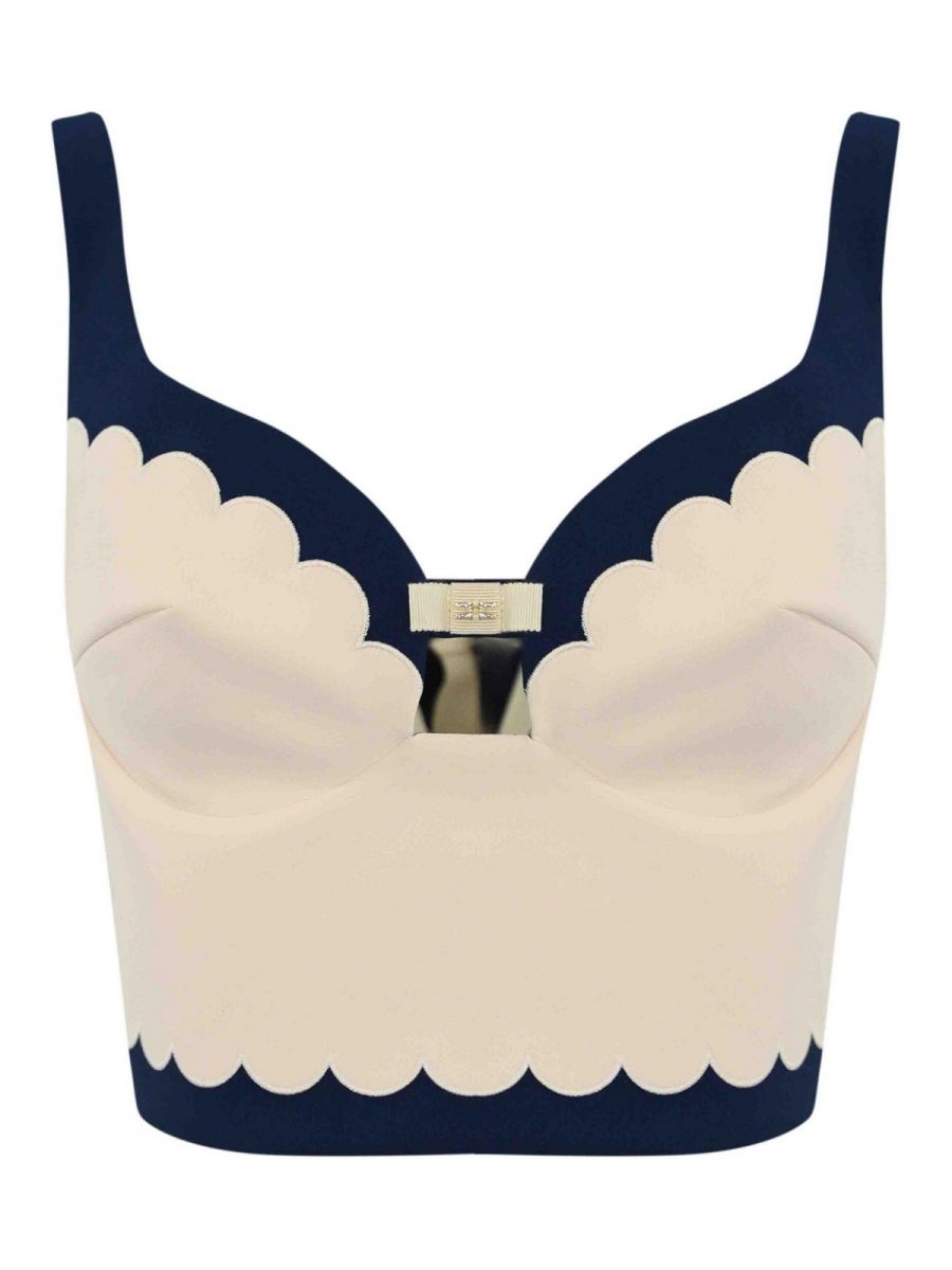 Elisabetta Franchi Top - Bleu