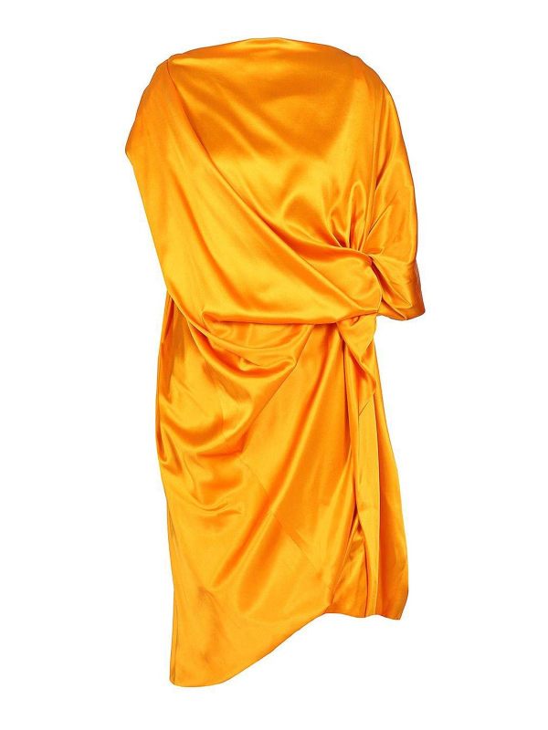 Dries Van Noten Robe De Cocktail - Orange