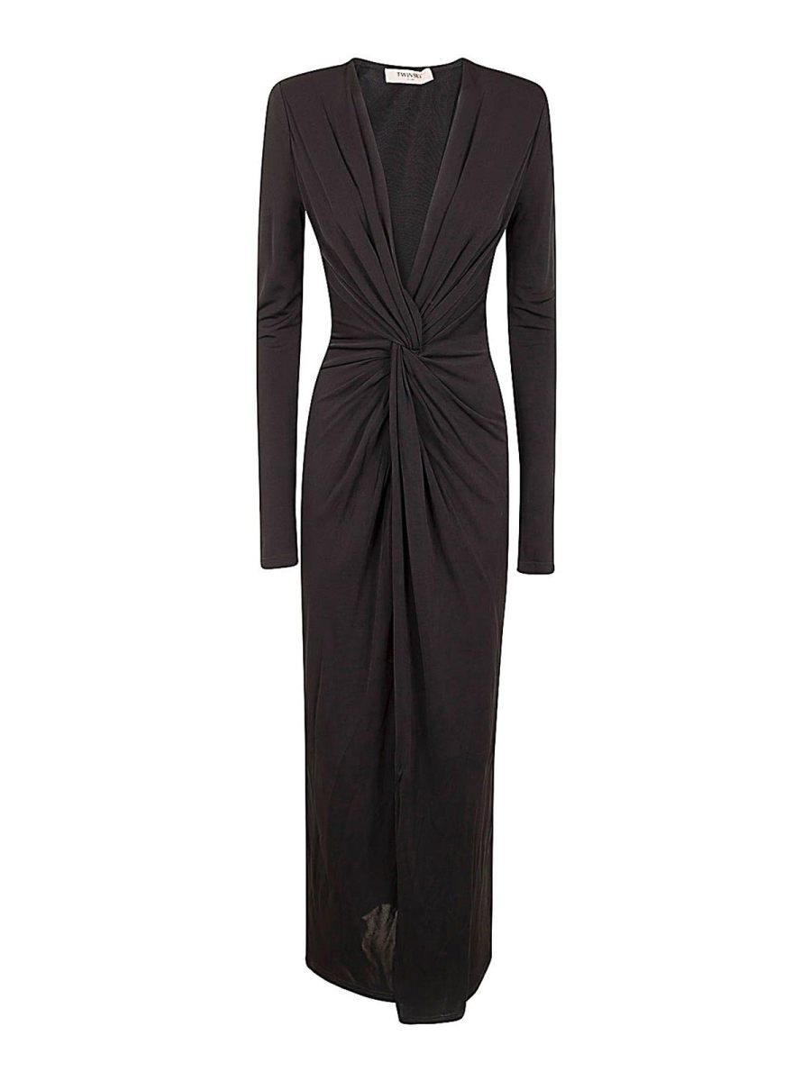 Twinset Robe De Soirée - Noir