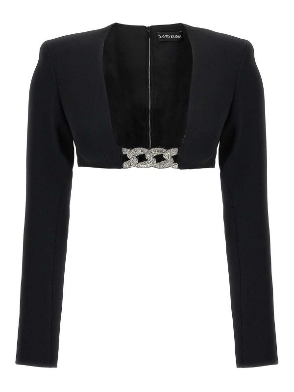 David Koma Top - Noir