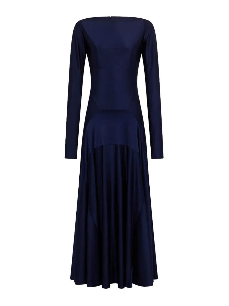 Rabanne Robe De Soirée - Bleu Foncé