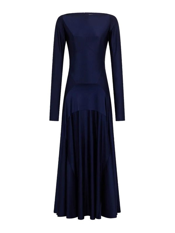 Rabanne Robe De Soirée - Bleu Foncé