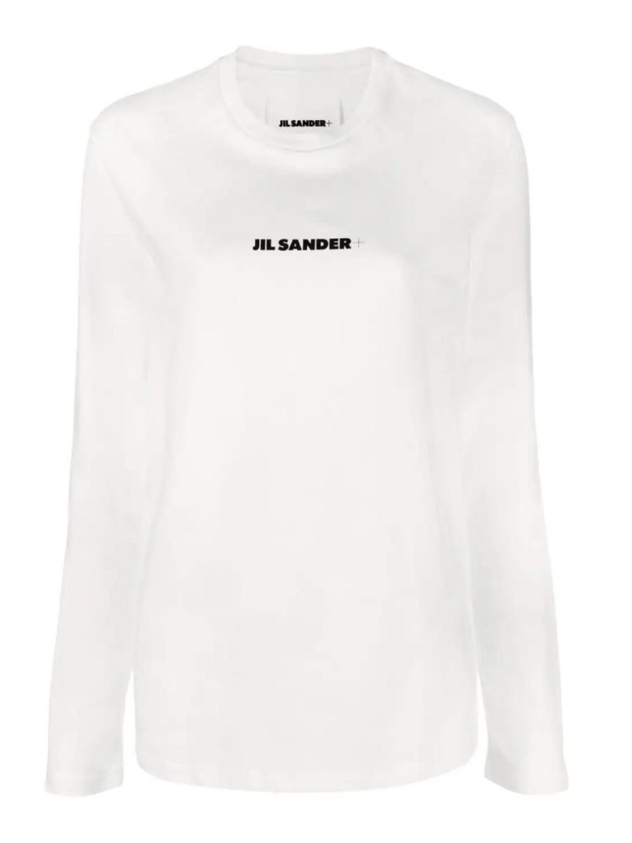 Jil Sander Pull Col Rond - Blanc