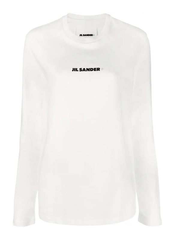 Jil Sander Pull Col Rond - Blanc
