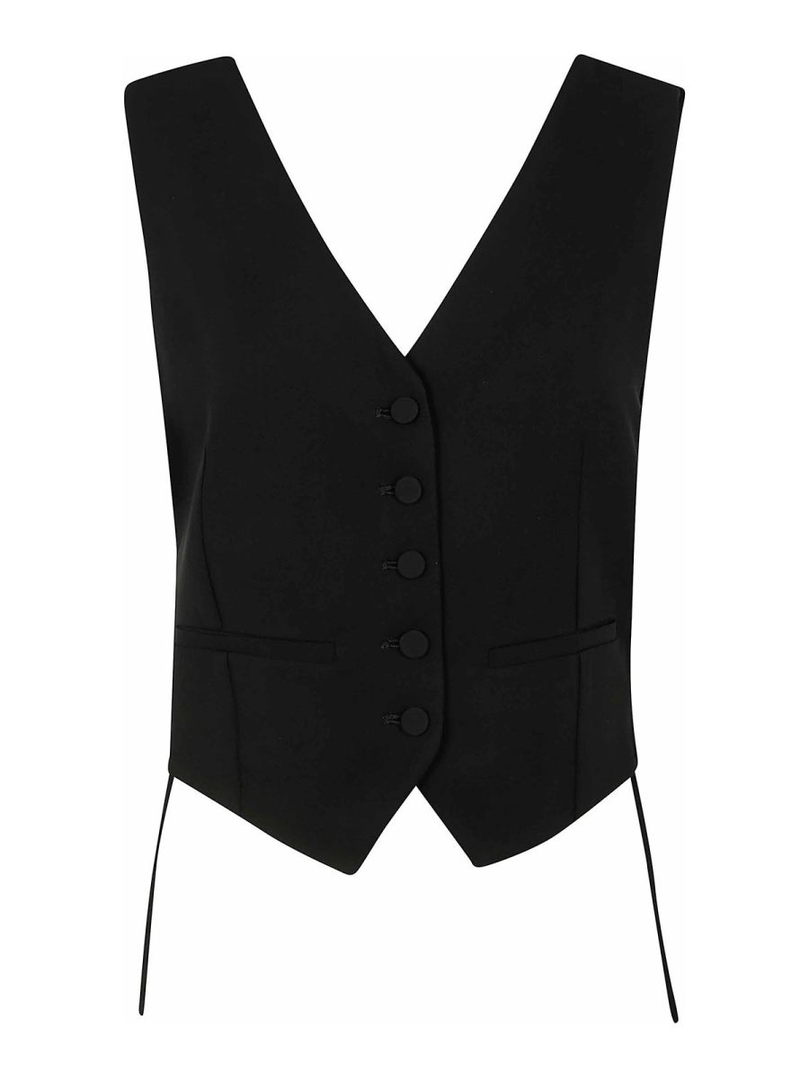 Erika Cavallini Gilet - Noir