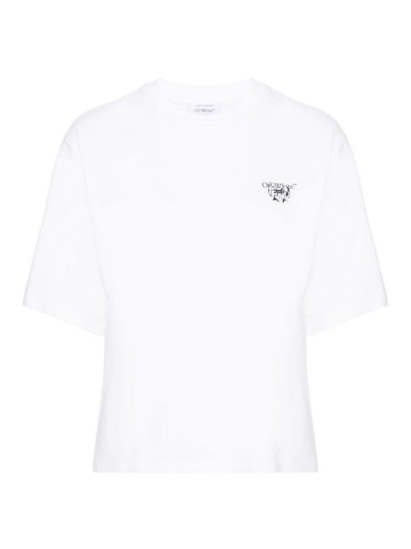 Off-White Pull Col Rond - Blanc