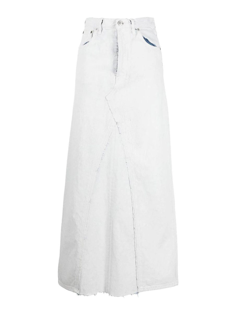 Maison Margiela Jupe Midi - Blanc