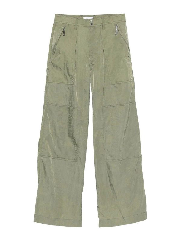 Rabanne Pantalons Décontractés - Vert