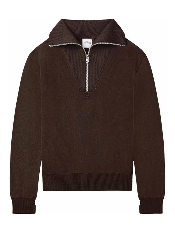Courreges Sweat-Shirts - Marron