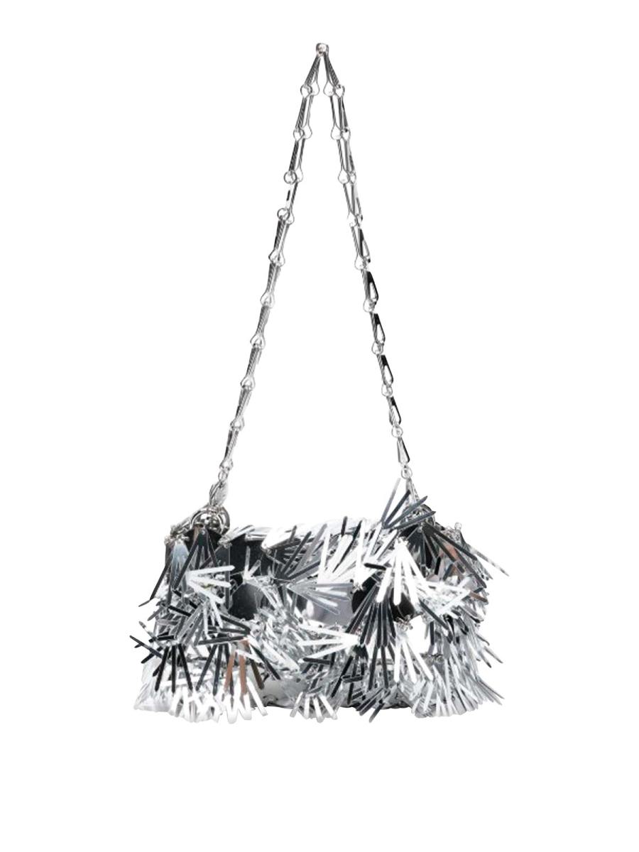 Rabanne Sac Porté Épaule - Argent