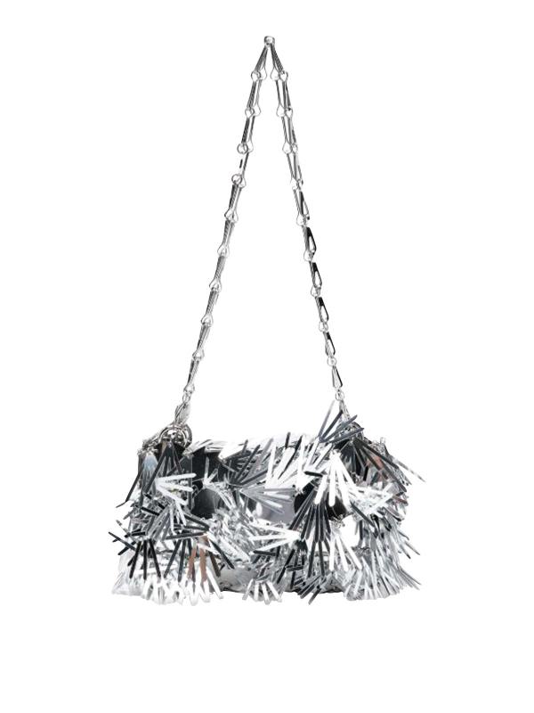 Rabanne Sac Porté Épaule - Argent