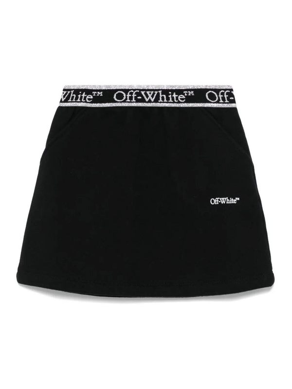 Off-White Jupe Midi - Noir