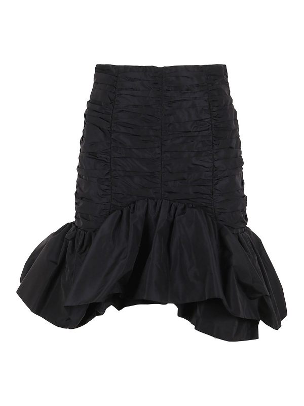 Patou Jupe Midi - Noir