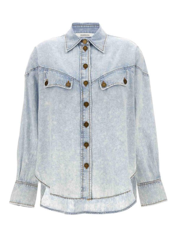 Zimmermann Chemise - Bleu Clair