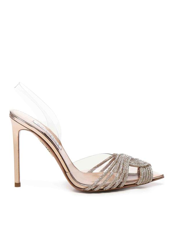 Aquazzura Chaussures À Talon - Or
