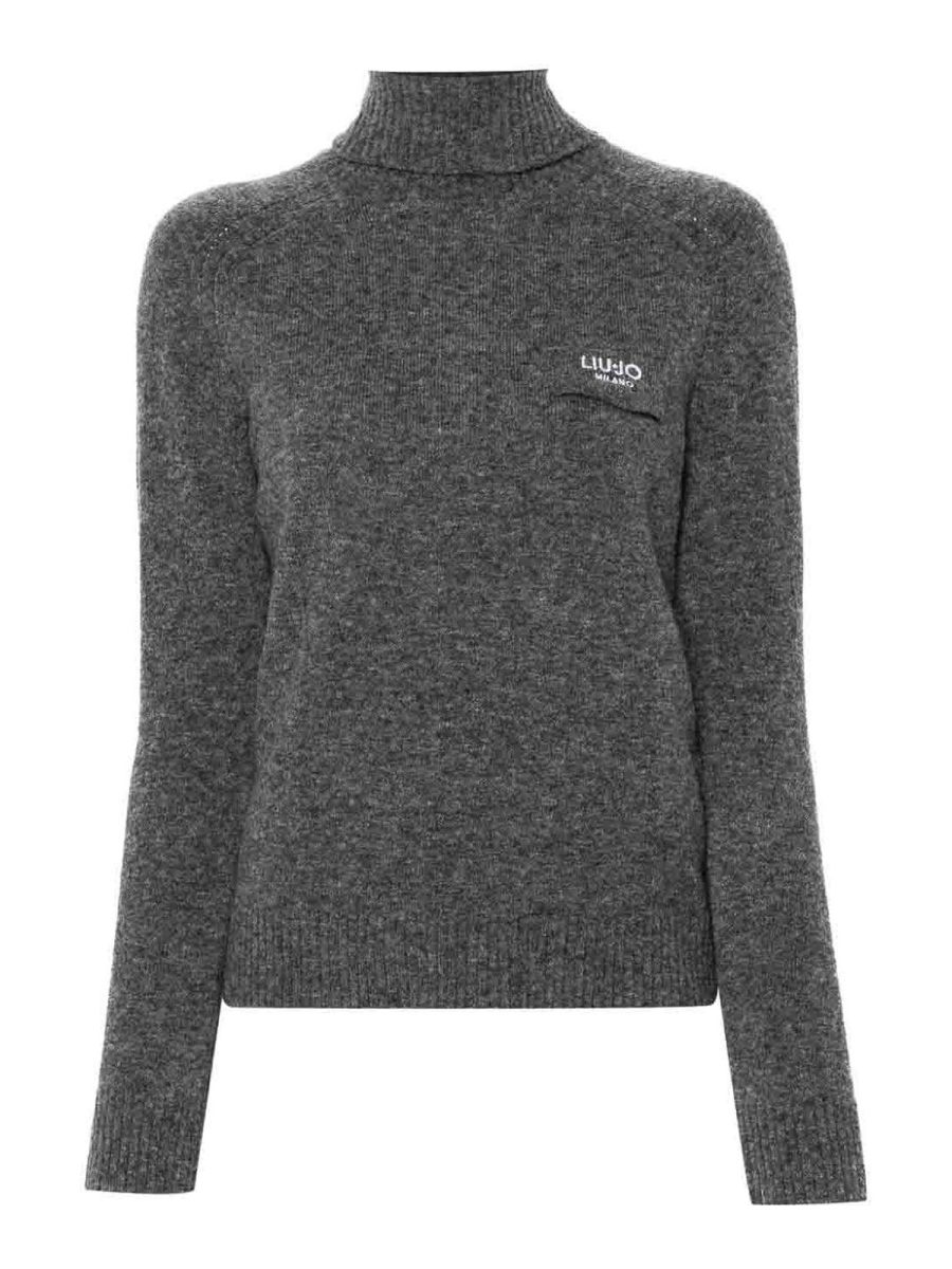 Liu Jo Pull Col Rond - Gris