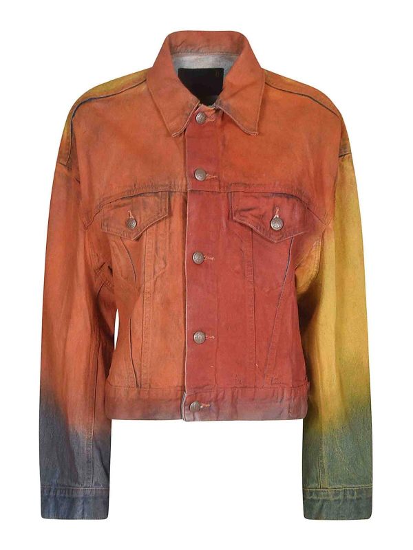 R13 Manteau Court - Multicolore