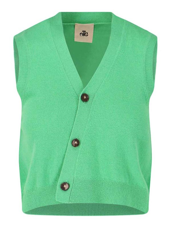 The garment Gilet - Vert