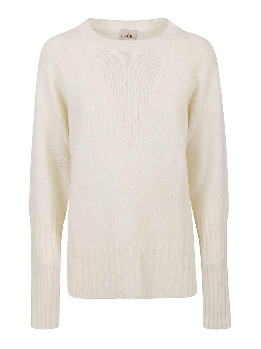 Eleven88 Pull À Col V - Blanc