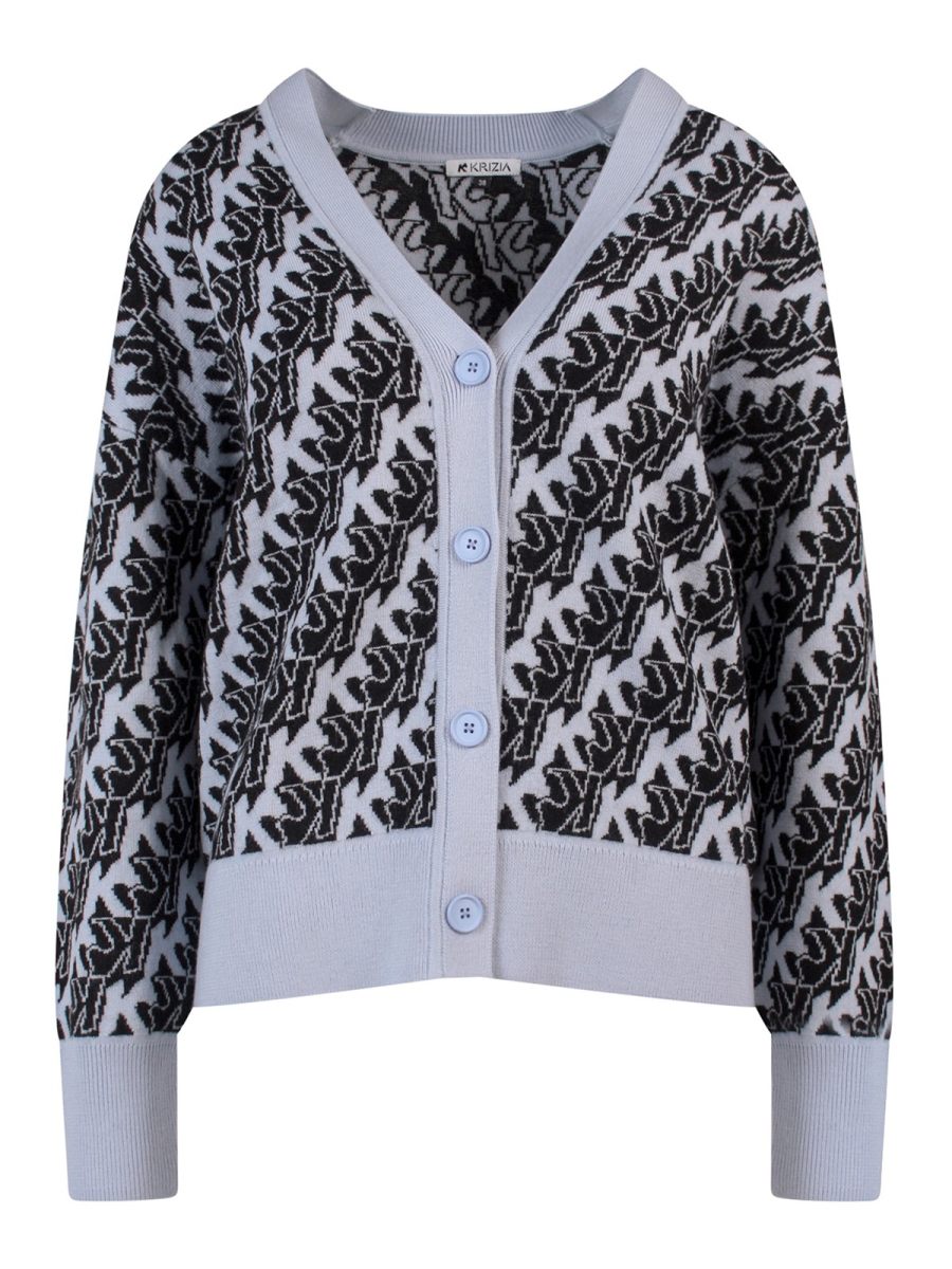 K Krizia Cardigan - Bleu