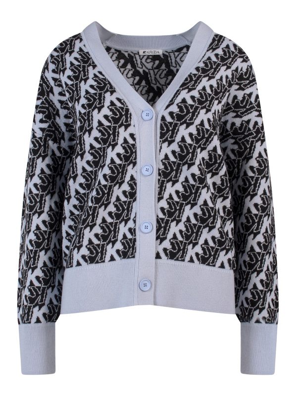 K Krizia Cardigan - Bleu