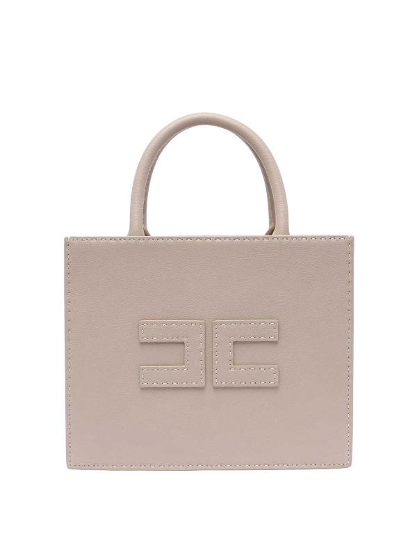 Elisabetta Franchi Sac Cabas - Beig