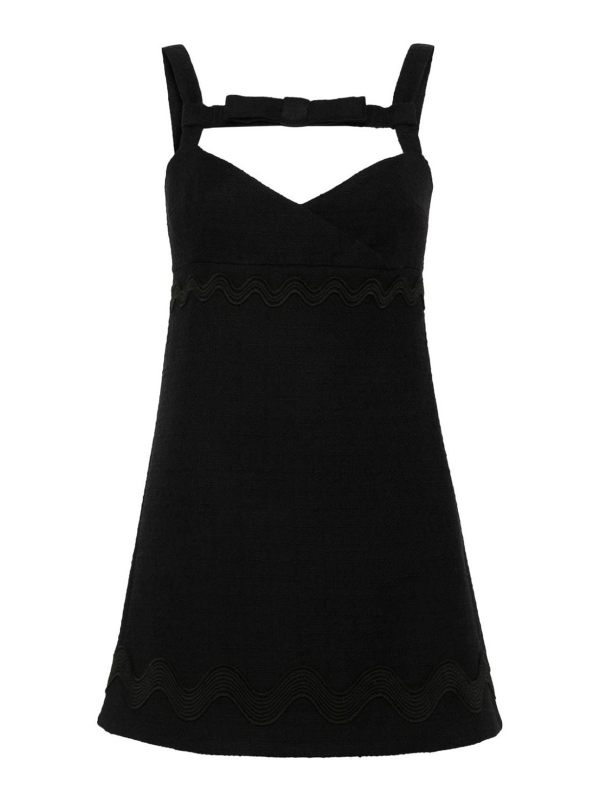 Patou Robe Au Genou - Noir