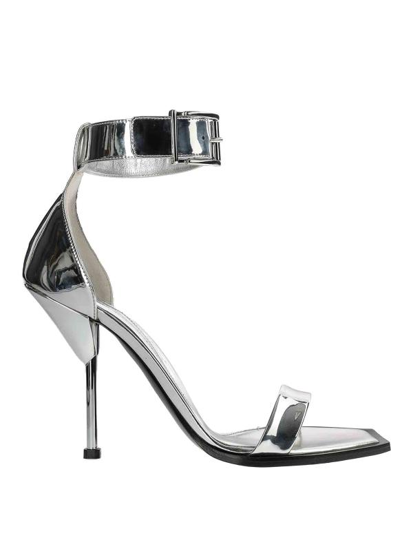 Alexander Mcqueen Sandales - Argent