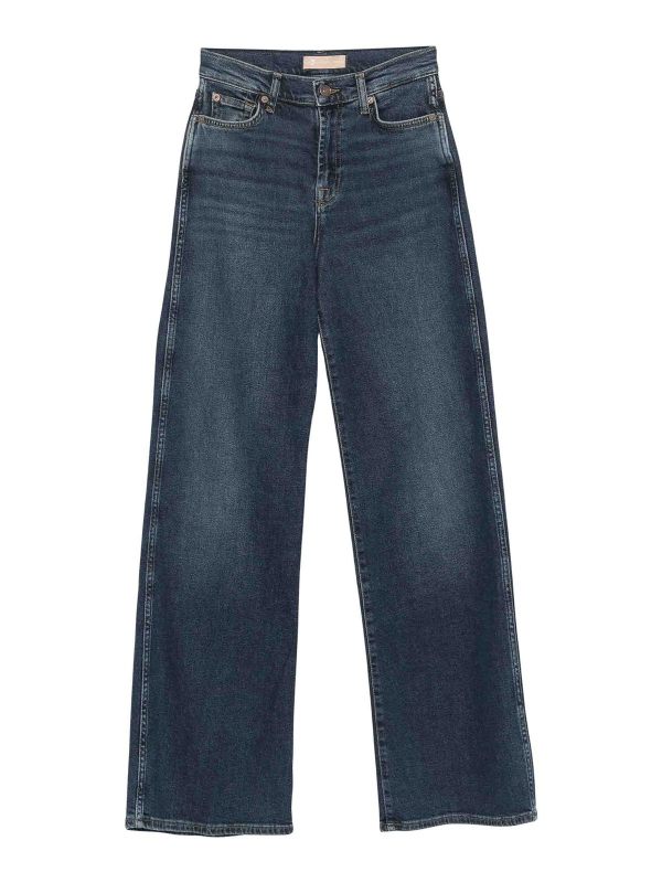 7 For All Mankind Jean Bootcut - Bleu