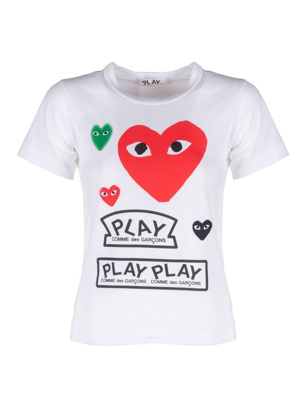 Comme des Garçons Play T-Shirt - Blanc