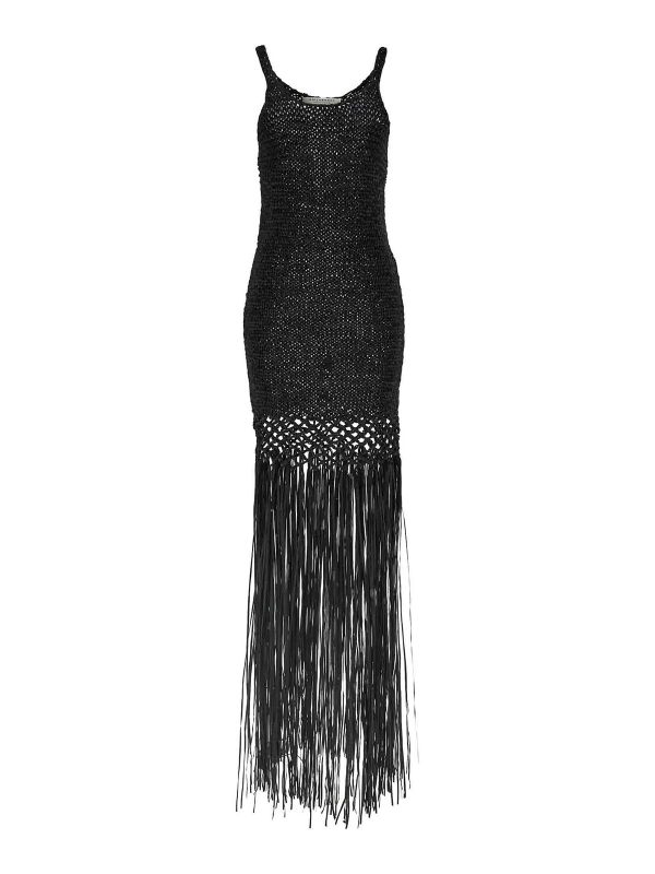 Philosophy di Lorenzo Serafini Robe Au Genou - Noir