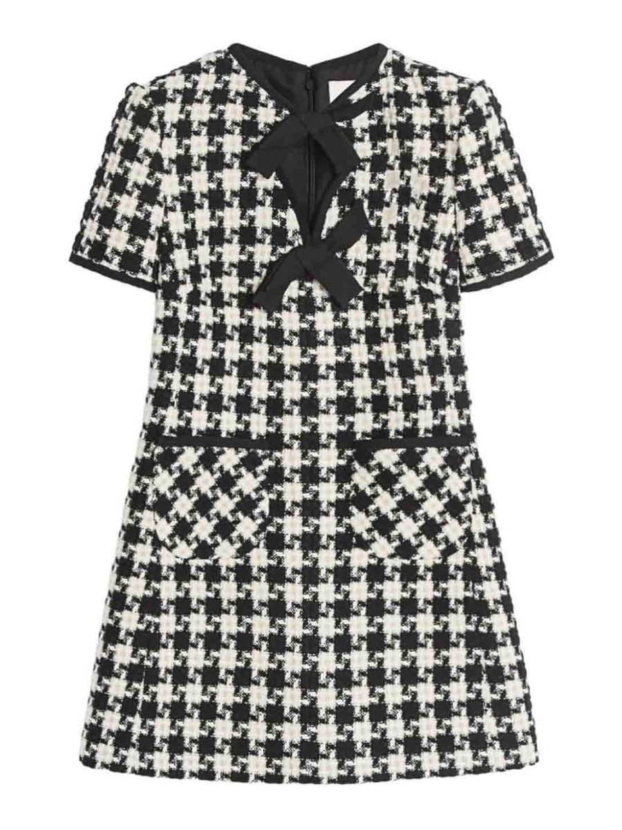Valentino Garavani Robe Au Genou - Noir