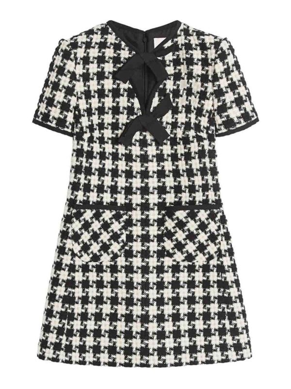 Valentino Garavani Robe Au Genou - Noir