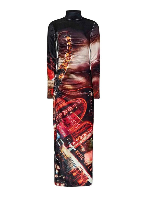Jean Paul Gaultier Robe Au Genou - Rouge