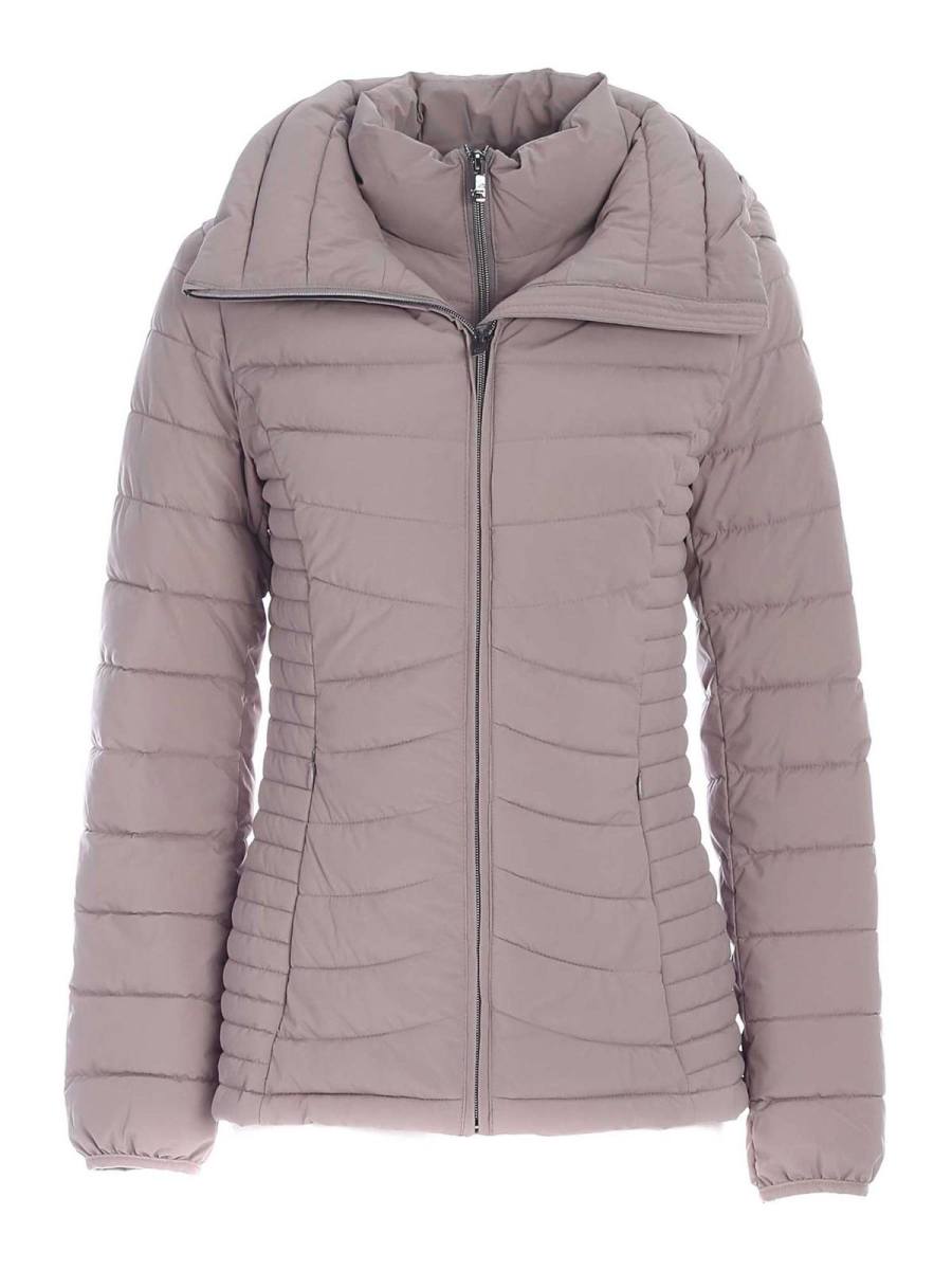 Dkny Manteau Rembourré - Gris