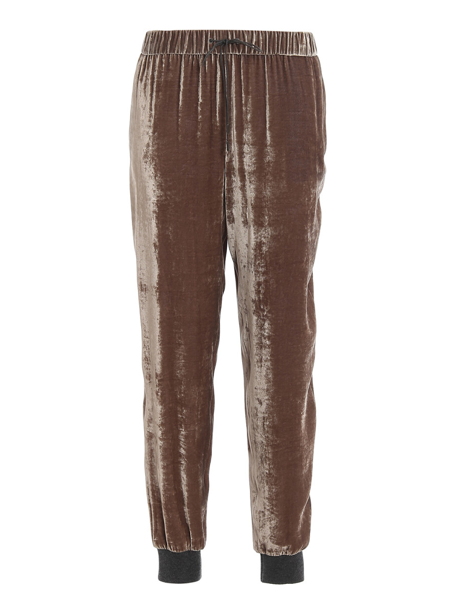 Fabiana Filippi Pantalons Décontractés - Taupe