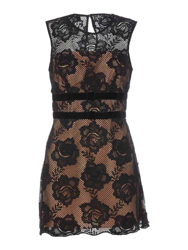 Self Portrait Robe Courte - Noir