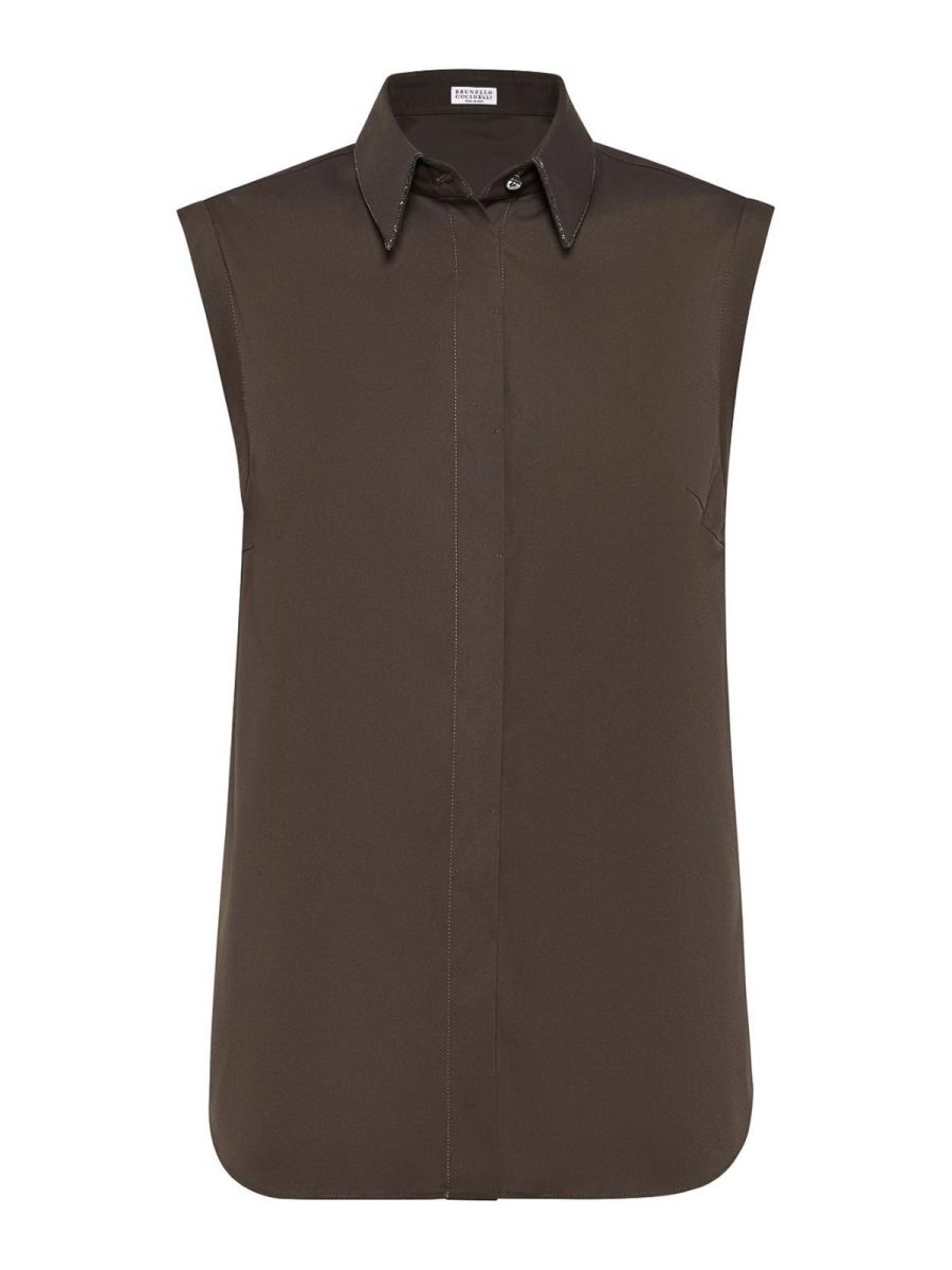Brunello Cucinelli Chemise - Marron