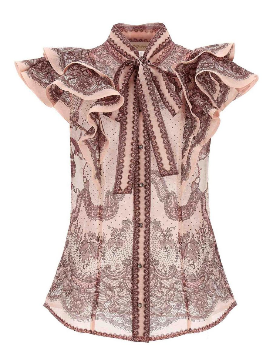 Zimmermann Chemise - Couleur Chair