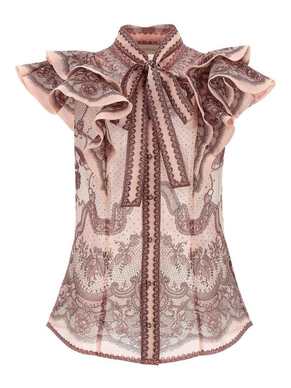 Zimmermann Chemise - Couleur Chair