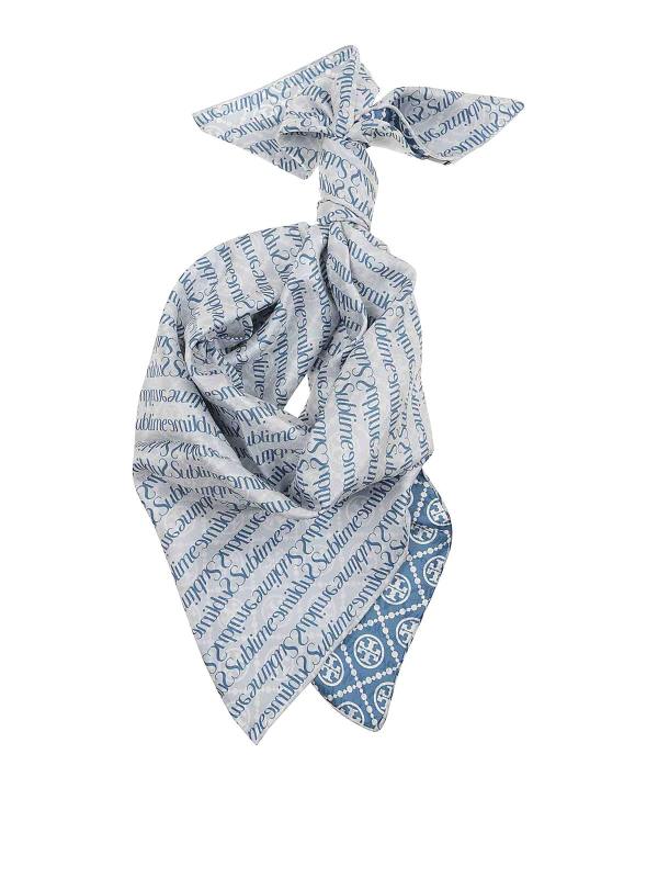 Tory Burch Écharpe - Bleu