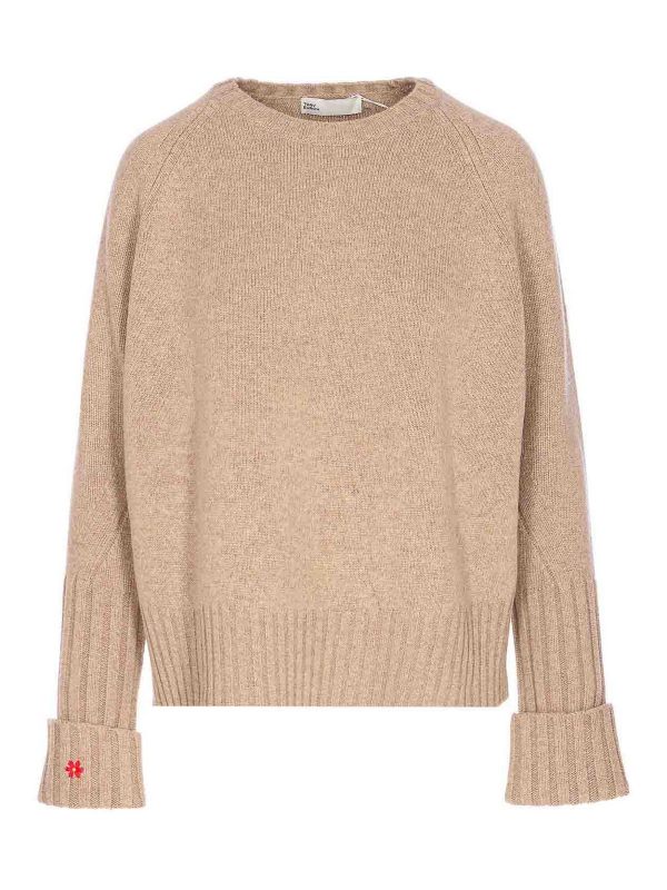 Tory Burch Pull Col Rond - Beige