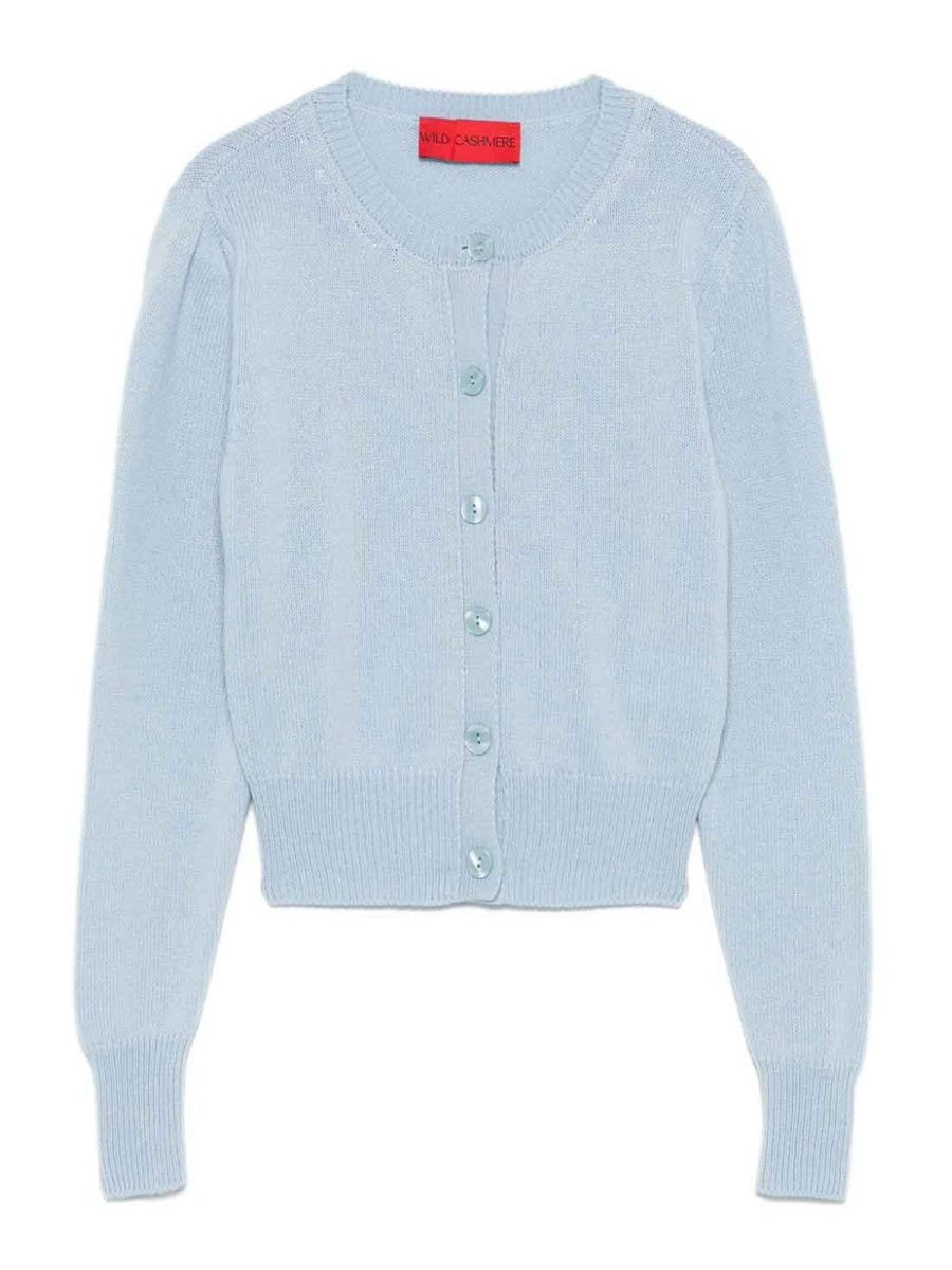 Wild Cashmere Cardigan - Bleu
