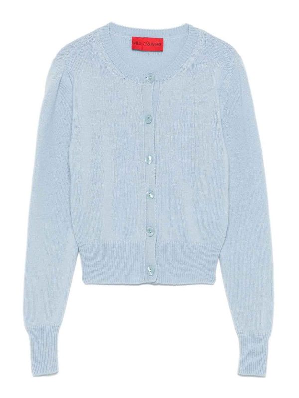 Wild Cashmere Cardigan - Bleu